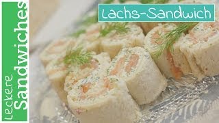 Rezept  RäucherlachsSandwichröllchen Red Kitchen  Folge 2691 [upl. by Anwahs]