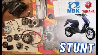 LE MOTEUR KIT DOPPLER amp POT GP   MBK SLIDER  YAMAHA STUNT [upl. by Annaeg]