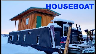 The Floating homes of Yellowknife CANADA discoverycanadaDiscoveryLATDiscoveryLAT [upl. by Ateloiv]