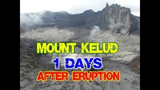 Video Asli Kondisi Gunung Kelud 1 Hari Setelah Erupsi [upl. by Laira]