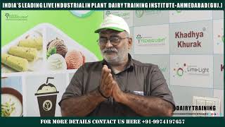 DAIRYTRAINING REVIEW BY MrBHARAT MOTWANI CO SHUBHAM ICE CREAMPATANGJ [upl. by Itnaihc]