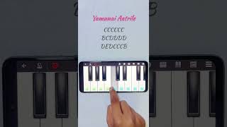 Yamunai Aatrile  Thalapathi  Piano Song Tutorial  shortsfeed shorts pianocover [upl. by Llerehs]