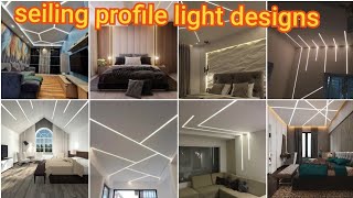 Profile light design  profile light in seiling design false ceiling light  profile light [upl. by Devol]