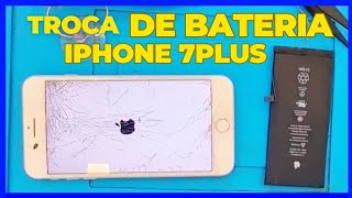 Como Trocar a Bateria do iPhone 7 Plus Guia Passo a Passo [upl. by Winifield]