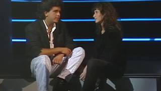 Glenn Medeiros amp Elsa Lunghini  Un roman damitie  Studio performance 16101988 [upl. by Apostles78]