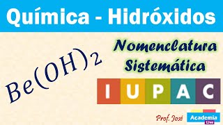 Hidróxido de Berilio  Nomenclatura sistemática o IUPAC y formulación [upl. by Inalaek466]