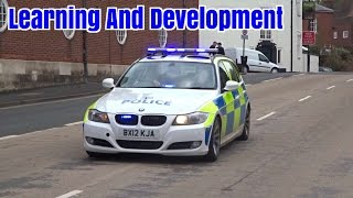 Police car responding DT run  West Midlands Police BMW 330d LD [upl. by Wu]