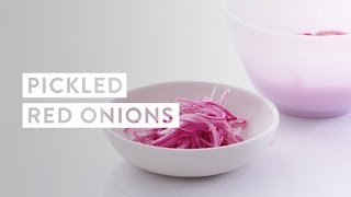 How to Make Pickled Red Onions  goop [upl. by Ibbison]