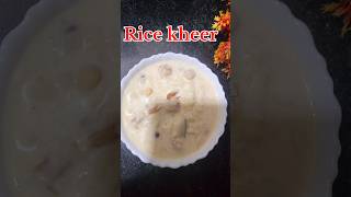 Rice kheer recipe  kheer kaise banate hai  Rice Payasam shortvideo trending viralvideo [upl. by Kresic]