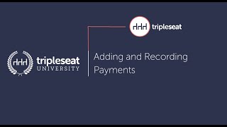 Adding and Recording Payments Level 2  TSU [upl. by Egoreg593]