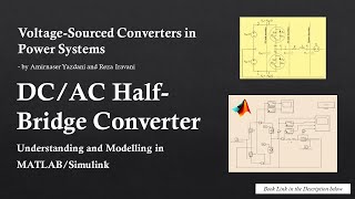 Understand and Model DCAC HalfBridge Converter  MATLABSimulink  VSC Yazdani  PWM [upl. by Acirne]