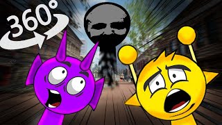 360° VR Incredibox Sprunki in town🏫🏨 [upl. by Ybur]