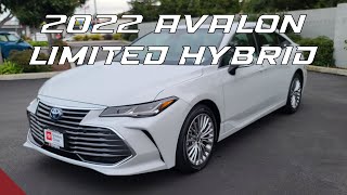 2022 Toyota Avalon Hybrid Limited Overview [upl. by Antipas684]