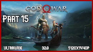 Tyrs Temple  God of War 2018 Part 15 Ultrawide Playthrough Unedited 329 [upl. by Arlin]