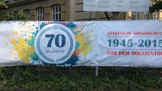 70 Jahre Abendschule Vor dem Holstentor Hamburg 19452015 inklusive quotMaking Of quot [upl. by Abehs]