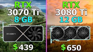 RTX 3070 Ti vs RTX 3080 Ti  Test in 10 Games [upl. by Nillok]