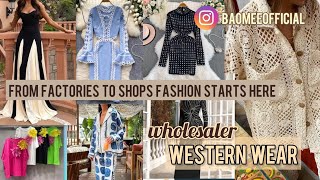 Amazon FIND nahi its A YOUTUBE FIND 🤣From factories to shops western wear wholesalers of india [upl. by Ema]