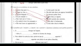 Grammaire en dialogues Leçon 23 exercices sur les verbes pouvoir vouloir devoir avec Madame Maha [upl. by Nnyltak]