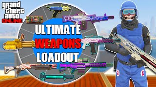 GTA Online Ultimate Weapons Loadout 2024  Best Weapons To Use MUST HAVE WEAPONS GUIDE [upl. by Drescher533]