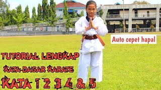 Kata dasar Karate Kata 1 2 3 4 5 [upl. by Elcarim]