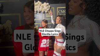 NLE Choppa Sings Glorilla Lyrics at BET Awards  JAM Culture TV celebrity [upl. by Clarhe572]