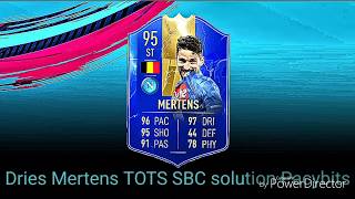 Dries Mertens TOTS SBC solution Pacybits [upl. by Ten]