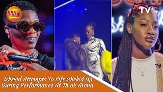 How Wizkid Carried Tems On Stage  Appropriate Or Inappropriate [upl. by Maggee449]