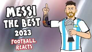 🏆MESSI IS THE FIFA BEST PLAYER 2023🏆 For the 8th time [upl. by Adnilreh964]