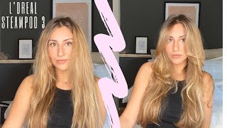 How To Fake A Blowout With Loreal Steampod 30  Des Cheveux Volumineux  Μαλλια με ογκο [upl. by Uolyram]