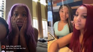 BadKidMacei amp Her Mom React To Mirah Linking up With Mya Nicole FunnyMike [upl. by Anifled]