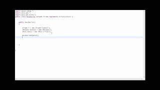 Java Tutorial  GUI  How to create a menu on a JFrame [upl. by Galvan]