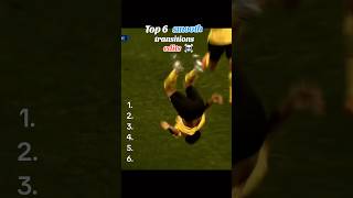 Top 6 Smooth Transition Edits football soccer edit transition ronaldo messi mbappe shorts [upl. by Scuram758]