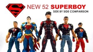 DC Collectibles Superboy New 52 Teen Titans Side by Side Comparison [upl. by Eliath]