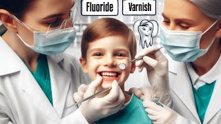 FLUORIDE Varnish PROTECT Your Teeth from CAVITIES amp Strengthen Enamel [upl. by Kinny]