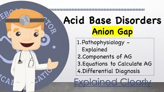 Acid Base Disorders  The Anion Gap Equation Physiology Applications Differential Diagnoses [upl. by Salesin]