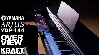 Yamaha Arius YDP144 Digital Piano  Overview [upl. by Atiuqrehs]