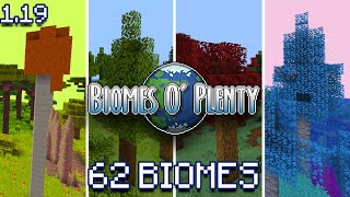 MINECRAFT 119  BIOMES O PLENTY ALL BIOMES  The Wild Update NEW MODS All Biomes Showcase Forge [upl. by Inajna]