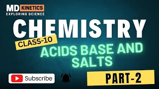 ACID BASE and SALTS  CBSE Class 10  Mukesh SirMD Kinetics [upl. by Daphna]