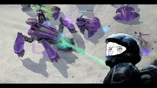 Scarabs VS ODST Spam  Halo Wars [upl. by Ocsicnarf]