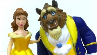 EL CUENTO DE LA BELLA Y LA BESTIA  BEAUTY AND THE BEAST STORY SET  CON PRINCIPE Y ROSA ENCANTADA [upl. by Eel]