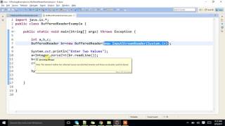 What is BufferedReader class in java Explain with an example [upl. by Elissa962]