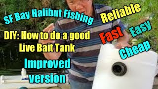 How to do Live Bait tank  fast cheap and easy Improved version [upl. by Moffat]