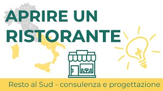 Come aprire il tuo ristorante con Resto al Sud  Requisiti consigli e tutto quello che devi sapere [upl. by Inalaeham]