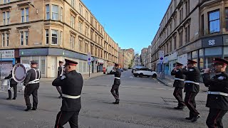 Pride of the Rock Flute Band Dumbarton Imperial echos Royal Black Preceptory parade 10thAug 2024 [upl. by Eellehs]