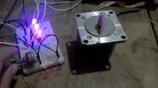 Motor stepper bipolar with Arduino L298 [upl. by Fortna]