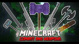 TOP 10 Combat and Weapon Mods for Minecraft [upl. by Supen]