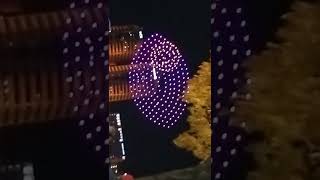 drone light show from blite [upl. by Ahsikal]