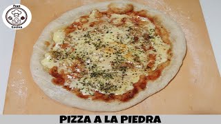 La mejor pizza de jamón y queso casera fácil y deliciosa [upl. by Kisung]