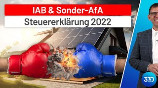 Photovoltaik Steuererklärungen 2022 PVBetreiber Investitionsabzugsbetrag IAB 2021 amp SonderAfA [upl. by Amena]