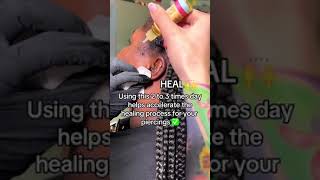 How to treat Daith Piercing Bumps😫 Using Base Laboratories Aftercare [upl. by Asyram]